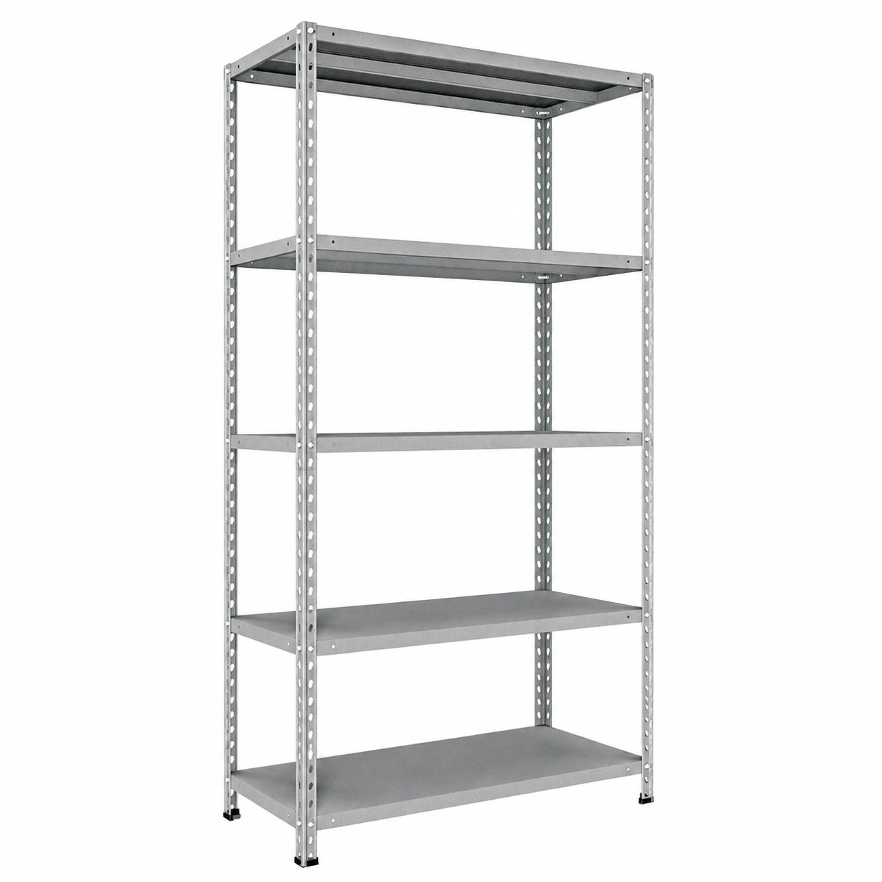 Scaffale in Metallo a 5 Ripiani, Alta Capacità 65kg, Made in Italy per Garage e Cucina