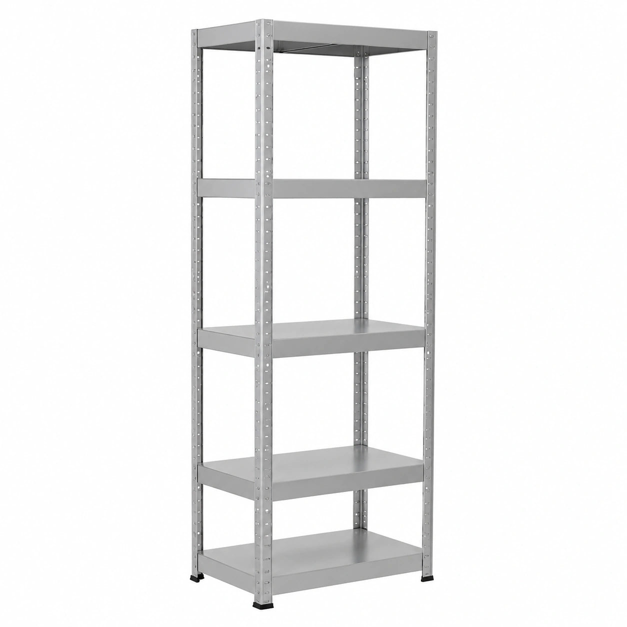 Scaffale Robusto Steel Eagle 180x60x40cm, Capacità 130kg per Ripiano, Struttura Zincata