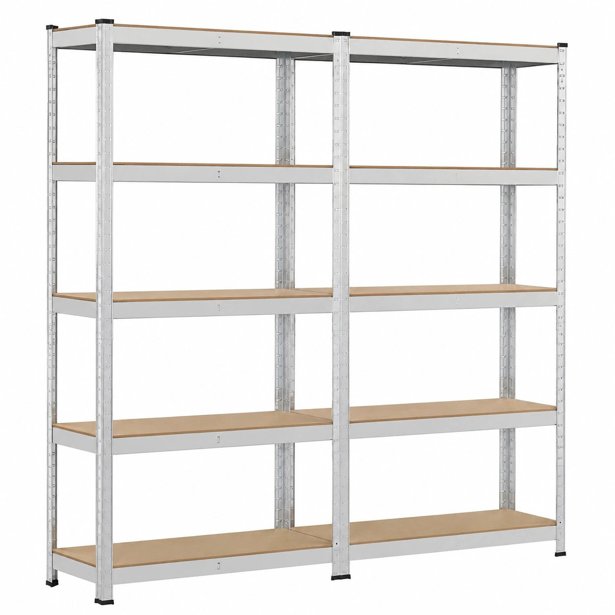 Scaffali in Metallo Regolabili 5 Ripiani 180x90x30 cm per Garage e Magazzino