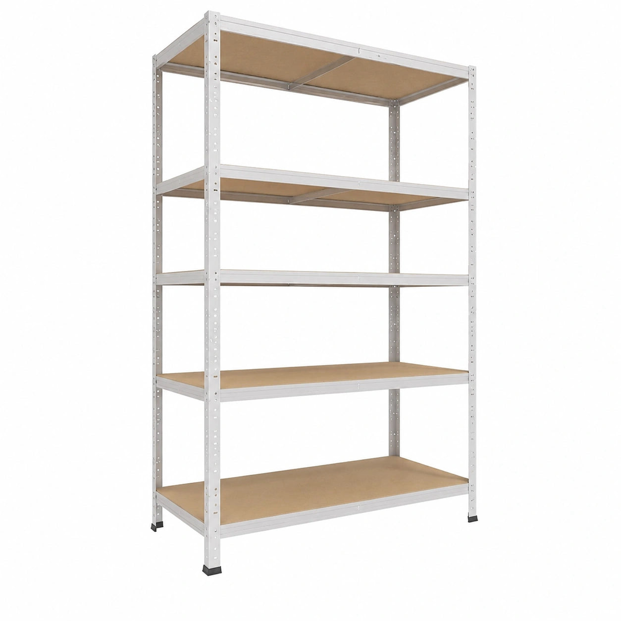 Scaffale in Metallo per Carichi Pesanti 180x120x50cm con 5 Ripiani Zincati